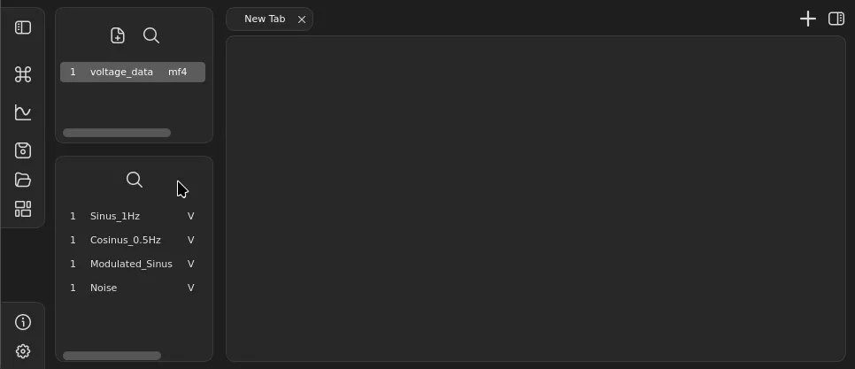 Example: Signal plotted in ScryLab