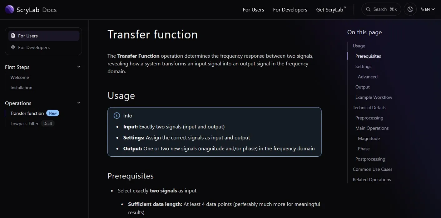 General Documentation