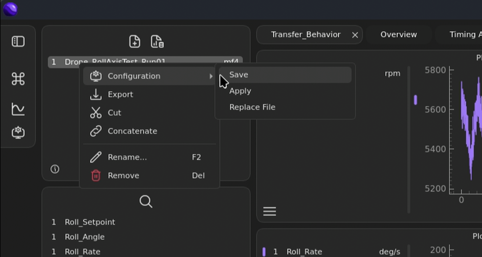 Aufruf des Konfigurations-Dialogs